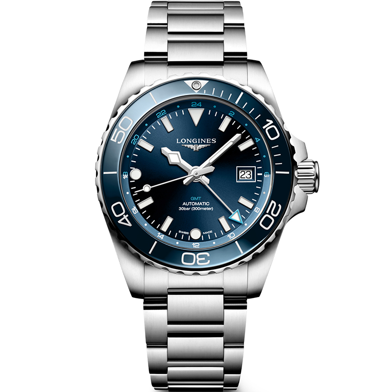 HydroConquest GMT · 41mm · L3.790.4.96.6 